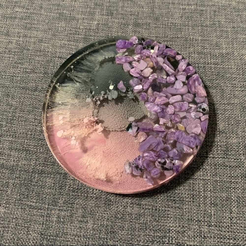 Resin Crystal Coaster Set